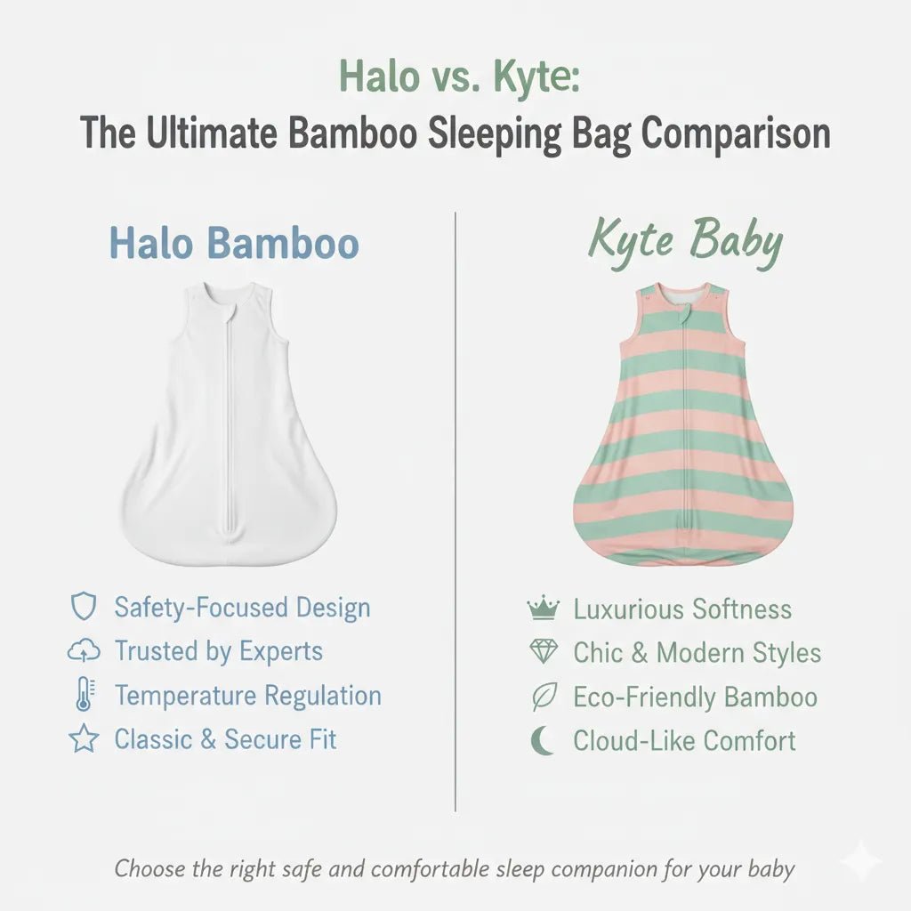 Halo vs Kyte Baby Sleep Sacks: Which Bamboo Choice Wins for Your Baby? - MOSSRIVER