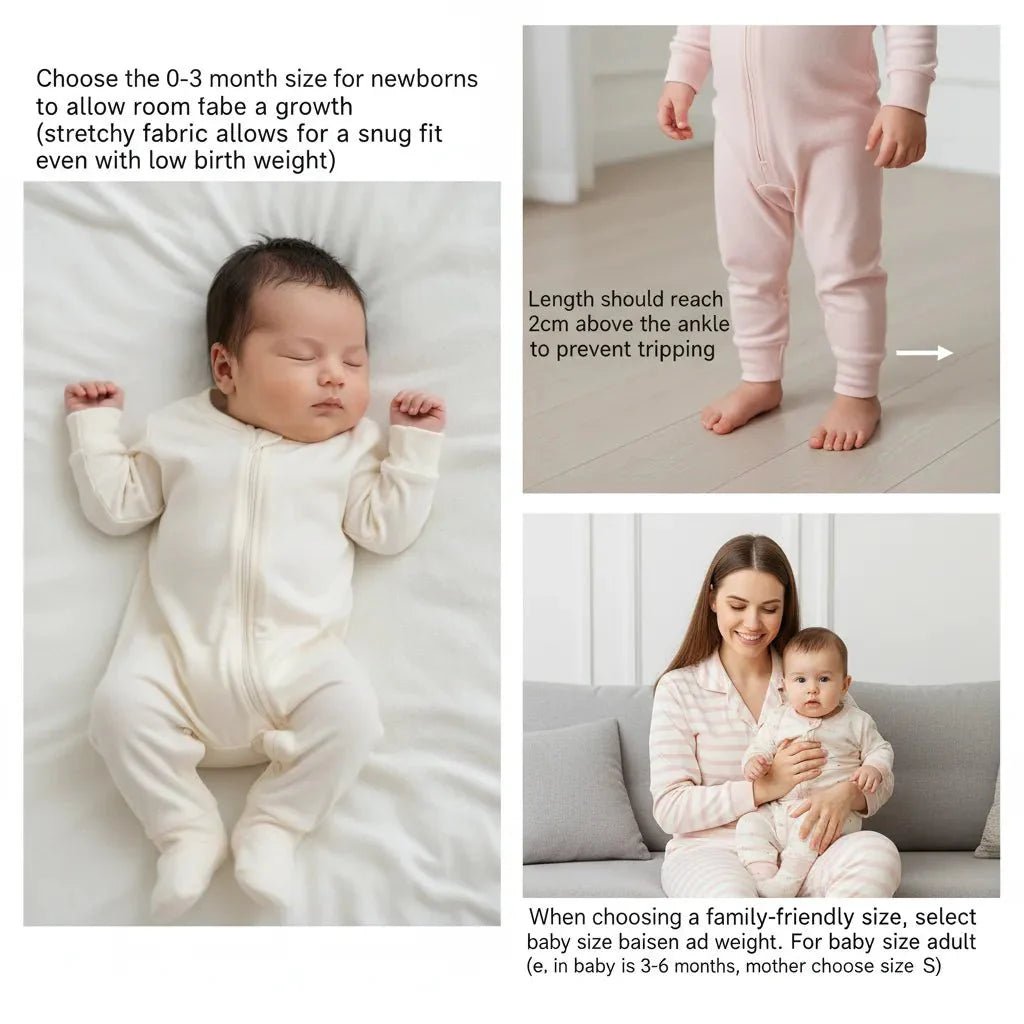 What Size Little Sleepies? Complete Sizing Guide by Age - MOSSRIVER