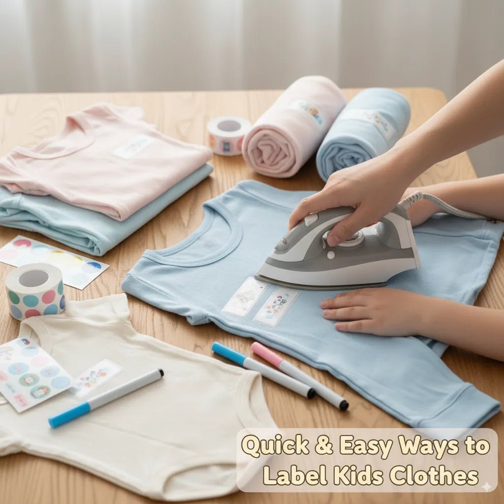 Quick & Easy Ways to Label Kids Clothes for School - MOSSRIVER