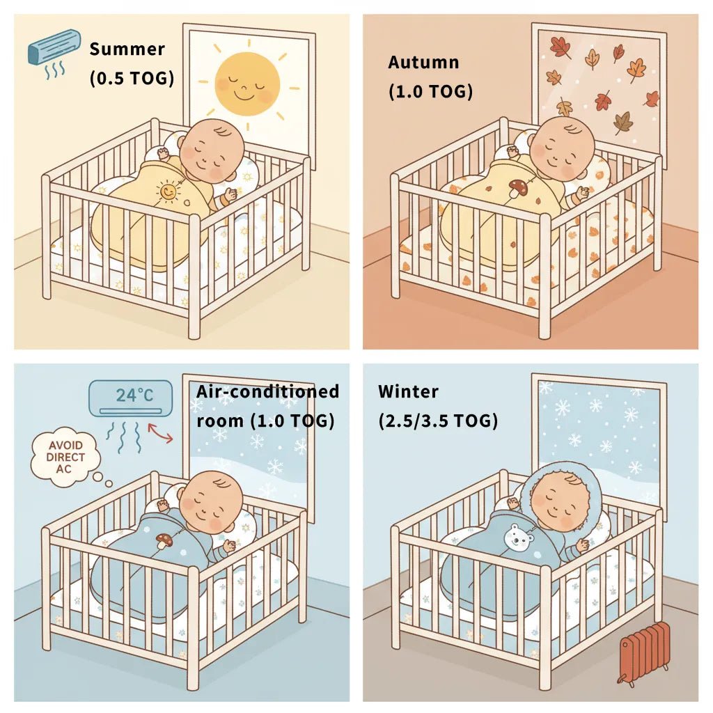 Unlock the Perfect Sleep: Your Essential Bamboo Sleep Sack Tog Chart - MOSSRIVER