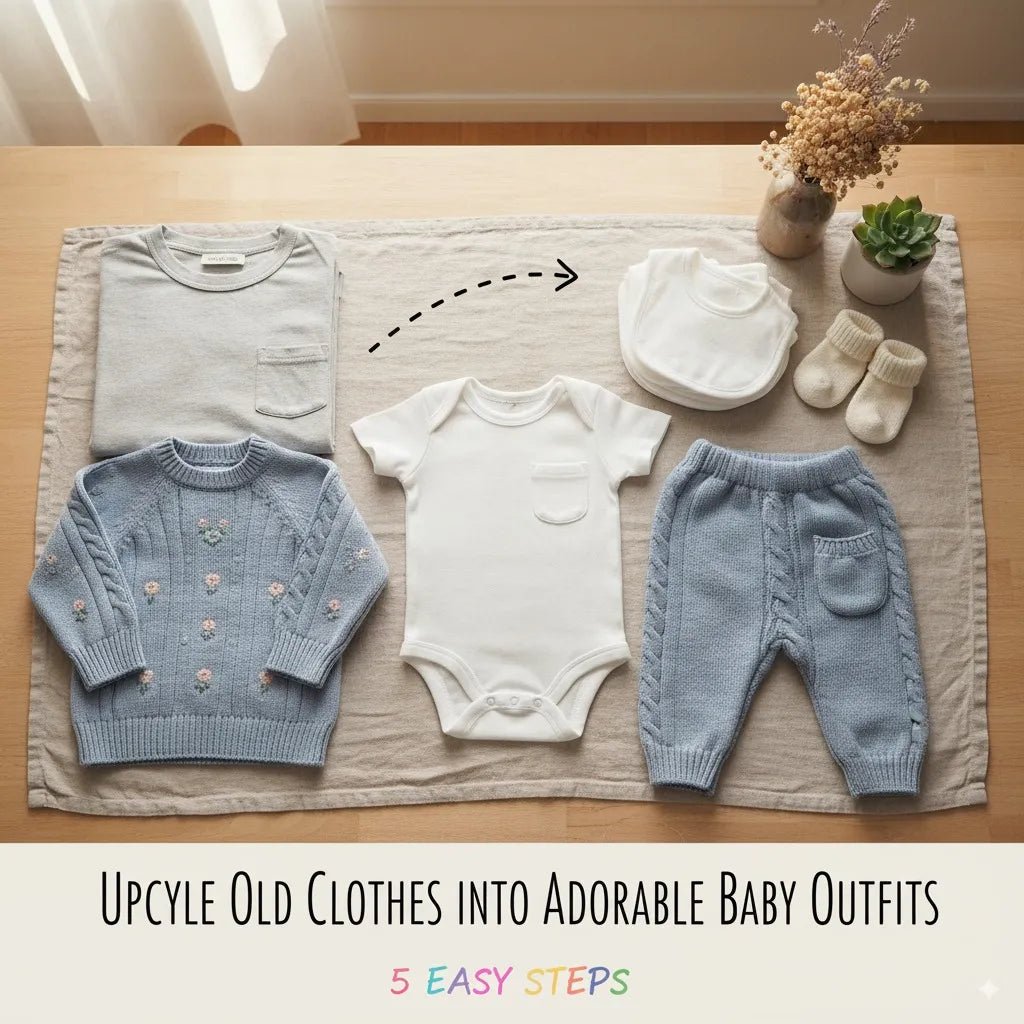 Upcycle Old Clothes into Adorable Baby Outfits in 5 Steps - MOSSRIVER