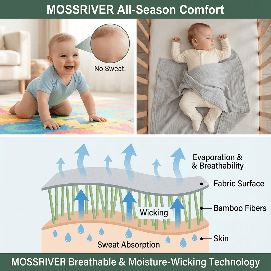 Bamboo Onesie for Newborn Baby: MOSSRIVER's Soft & Safe Options - MOSSRIVER