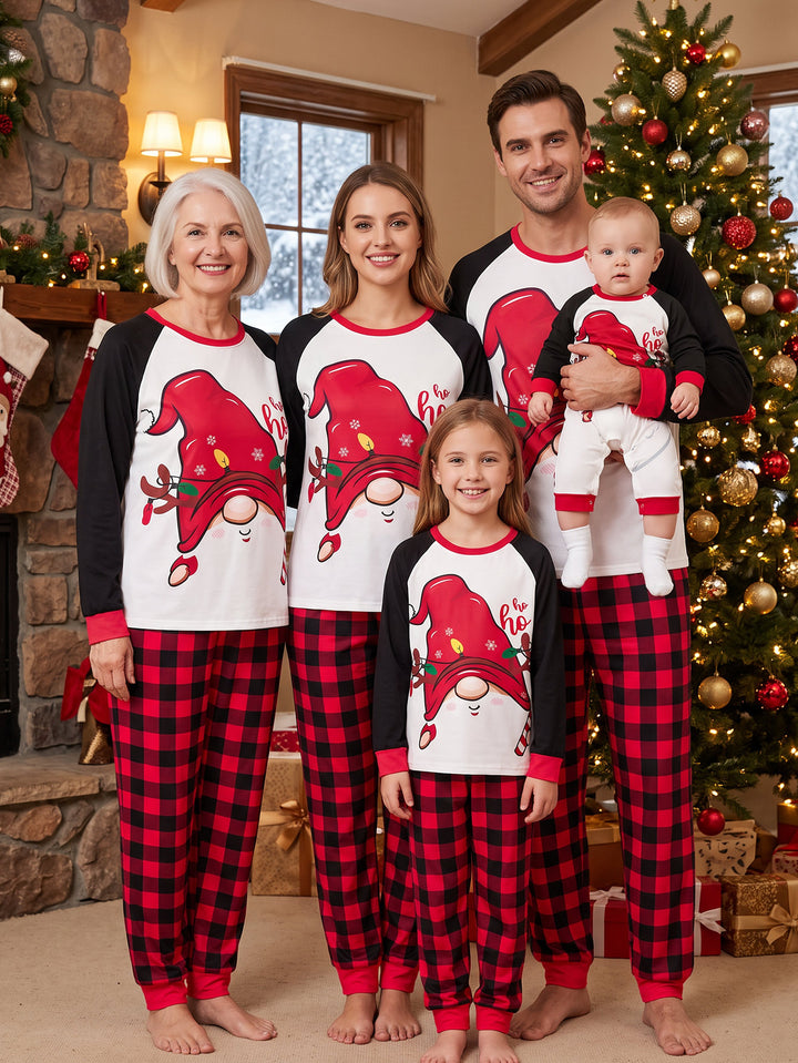 Christmas Family Matching Christmas Long Sleeve Pajama Set - Super Soft Elf Print