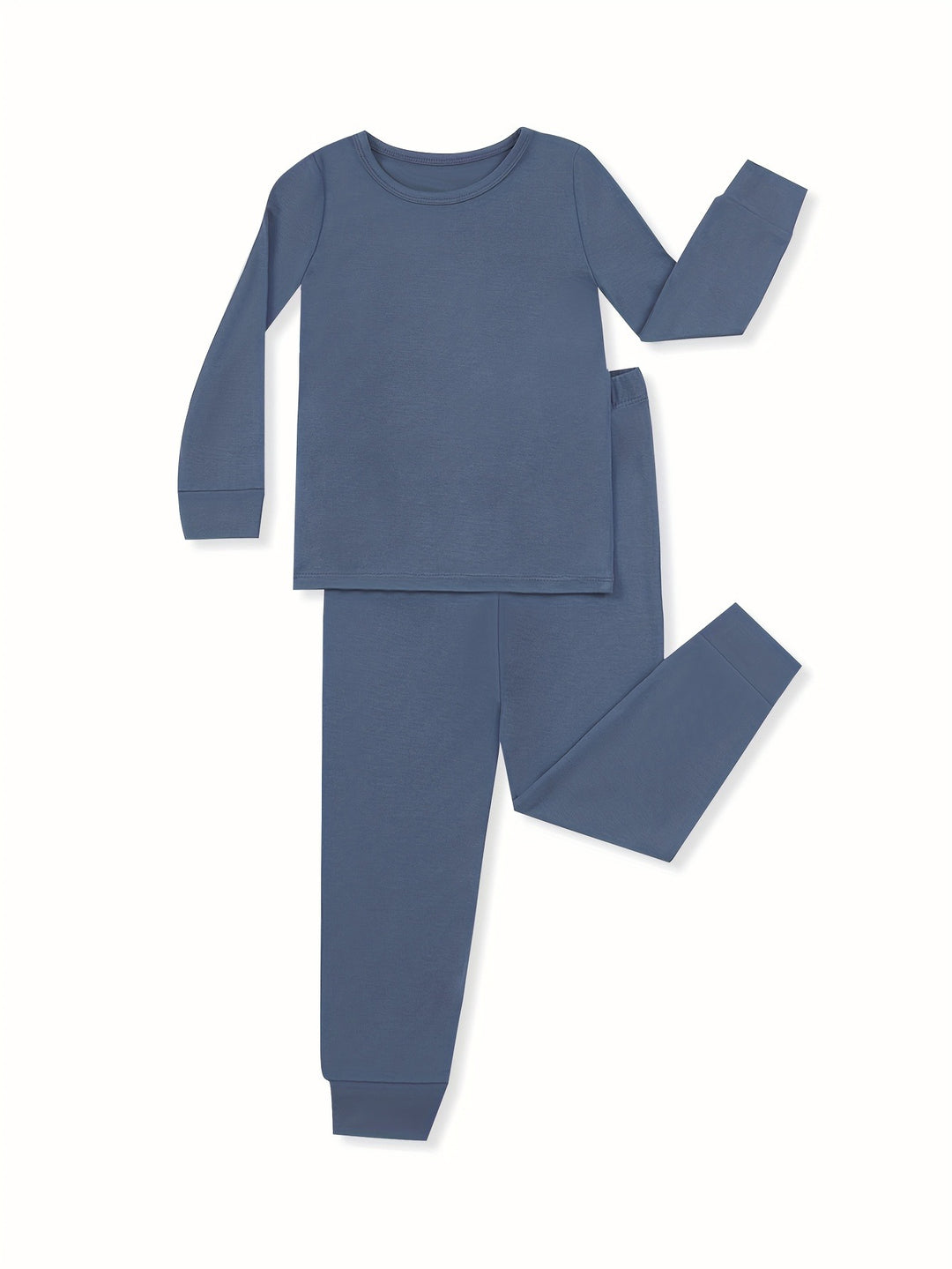 Slim Fit Long-Sleeve Pajama Set - front view