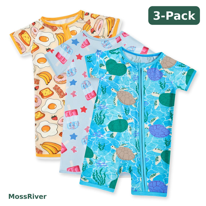 MossRiver 3-pack, Snacks & Sea (3-Pack label)