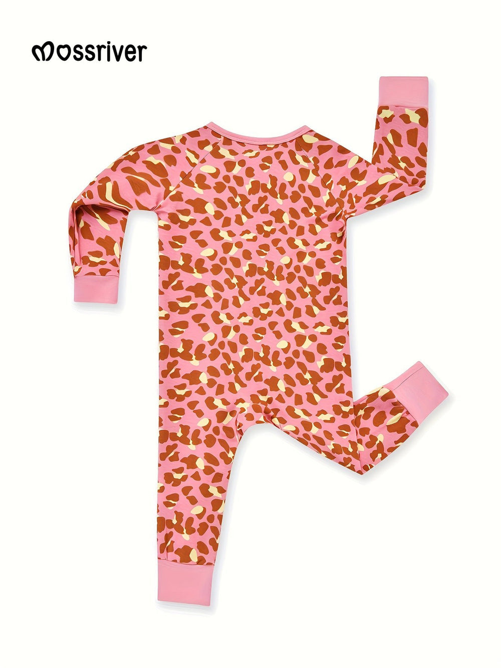 Bamboo Long - Sleeve Baby One - Piece Leopard Print - MOSSRIVER
