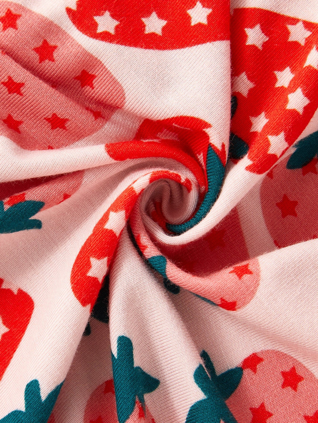 Bamboo Short - Sleeve Baby One - Piece Strawberry Print - MOSSRIVER