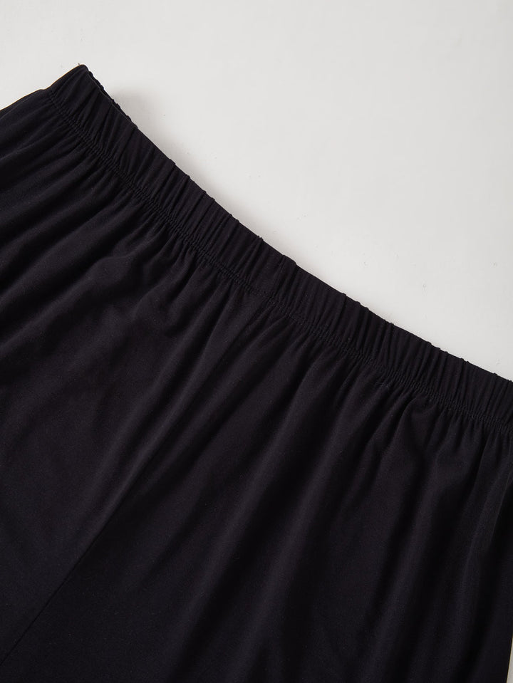 Basic Short - Sleeve Women's Pajama Set - MOSSRIVER