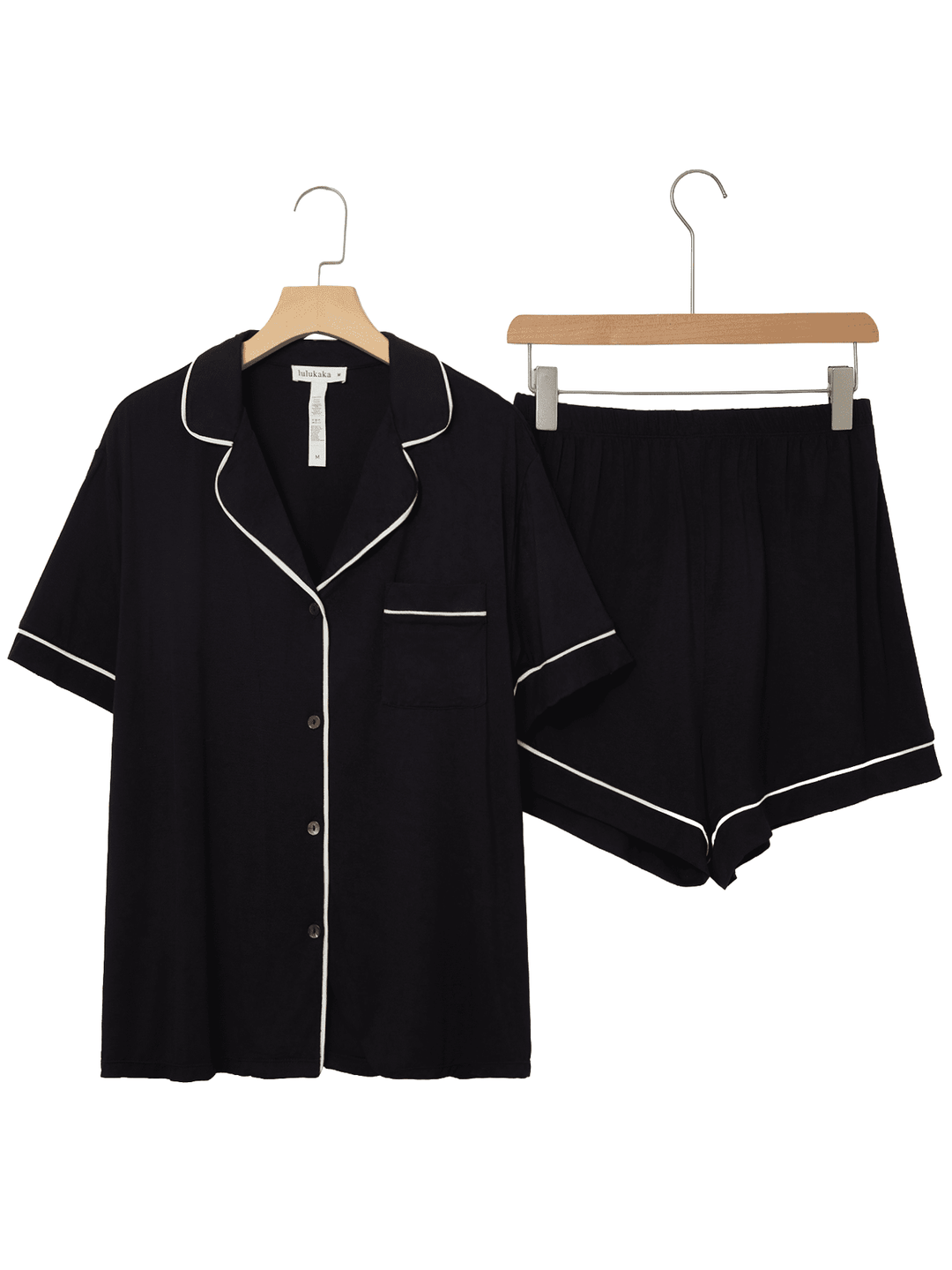 Basic Short - Sleeve Women's Pajama Set - MOSSRIVER
