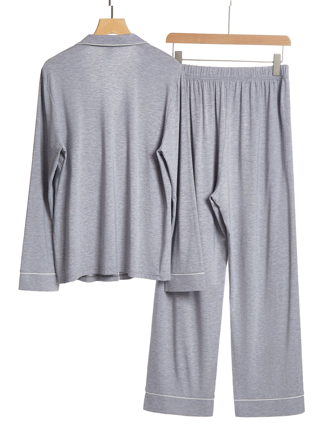 Basics Long - Sleeve Women's Pajama Set - MOSSRIVER