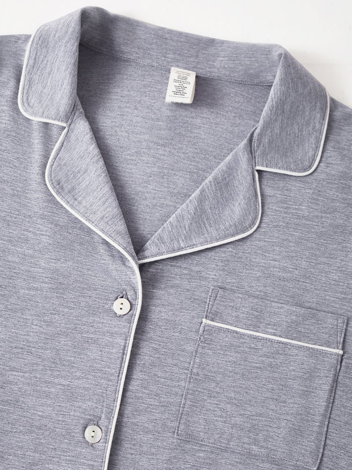 Basics Long - Sleeve Women's Pajama Set - MOSSRIVER