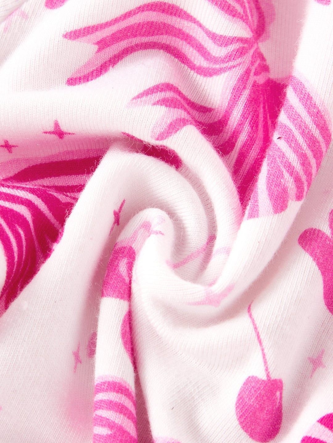 Bows Cherries Footies Mitten Long - Sleeve Baby One - Piece Double Zipper - MOSSRIVER