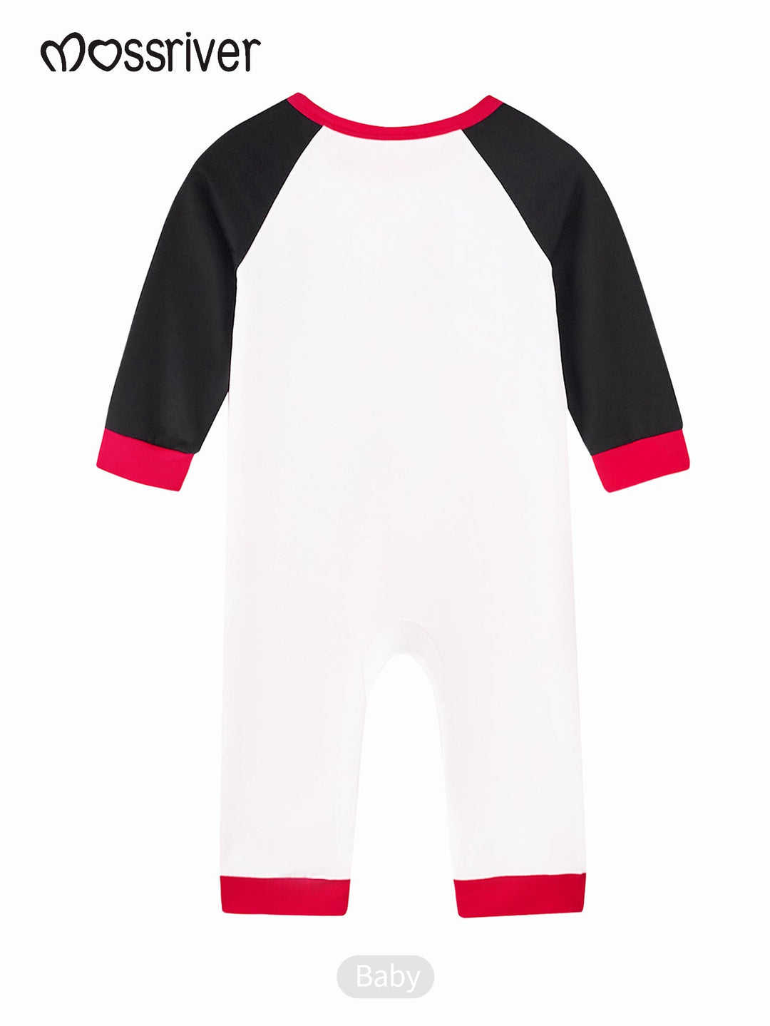 Christmas Elf Print Long - Sleeve Baby One - Piece - MOSSRIVER