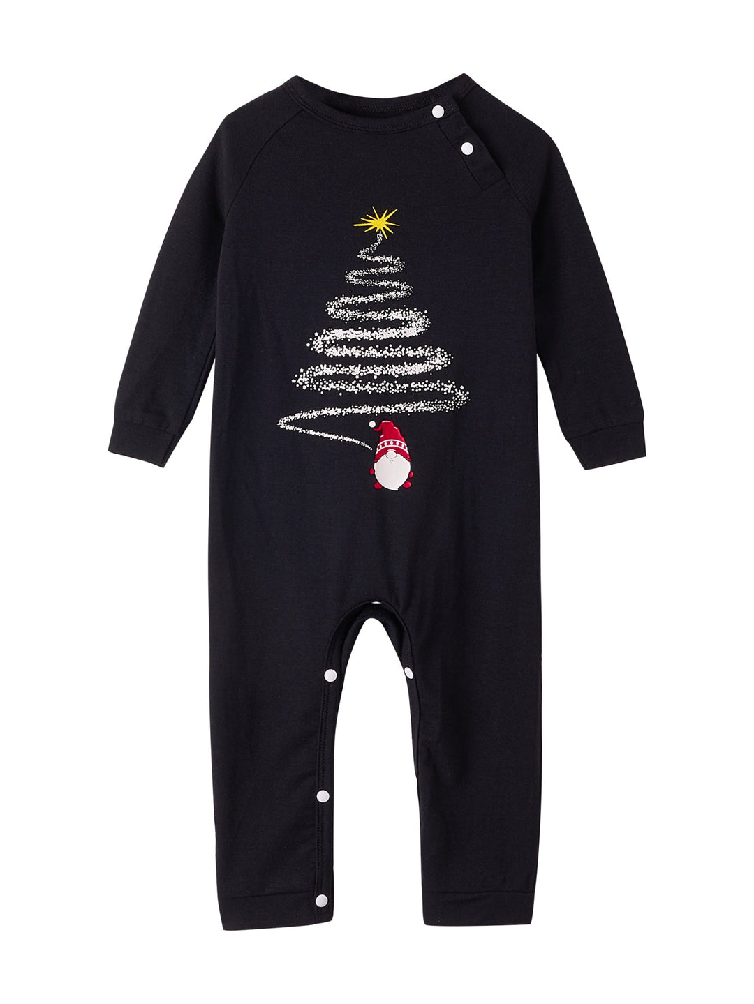 Christmas Family Matching Pajamas | Glow in Dark Christmas Tree Print Long Sleeve Set - MOSSRIVER