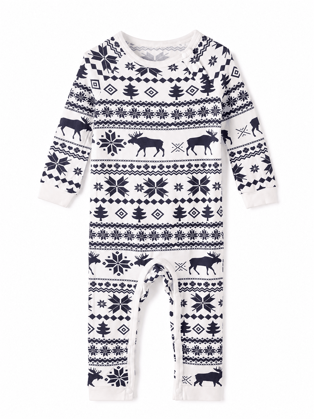 Christmas Family Matching Pajamas | Glow In The Dark "Baby It's Cold Outside" Long Sleeve Set - MOSSRIVER