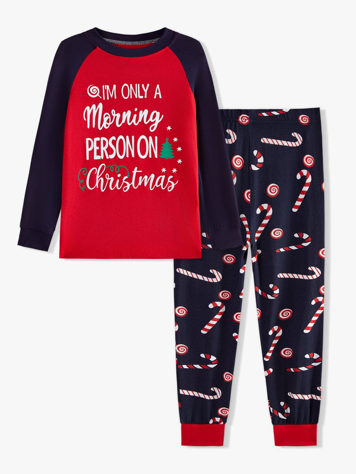 Christmas Family Matching Pajamas | Glow In The Dark Candy Cane Long Sleeve Set - MOSSRIVER