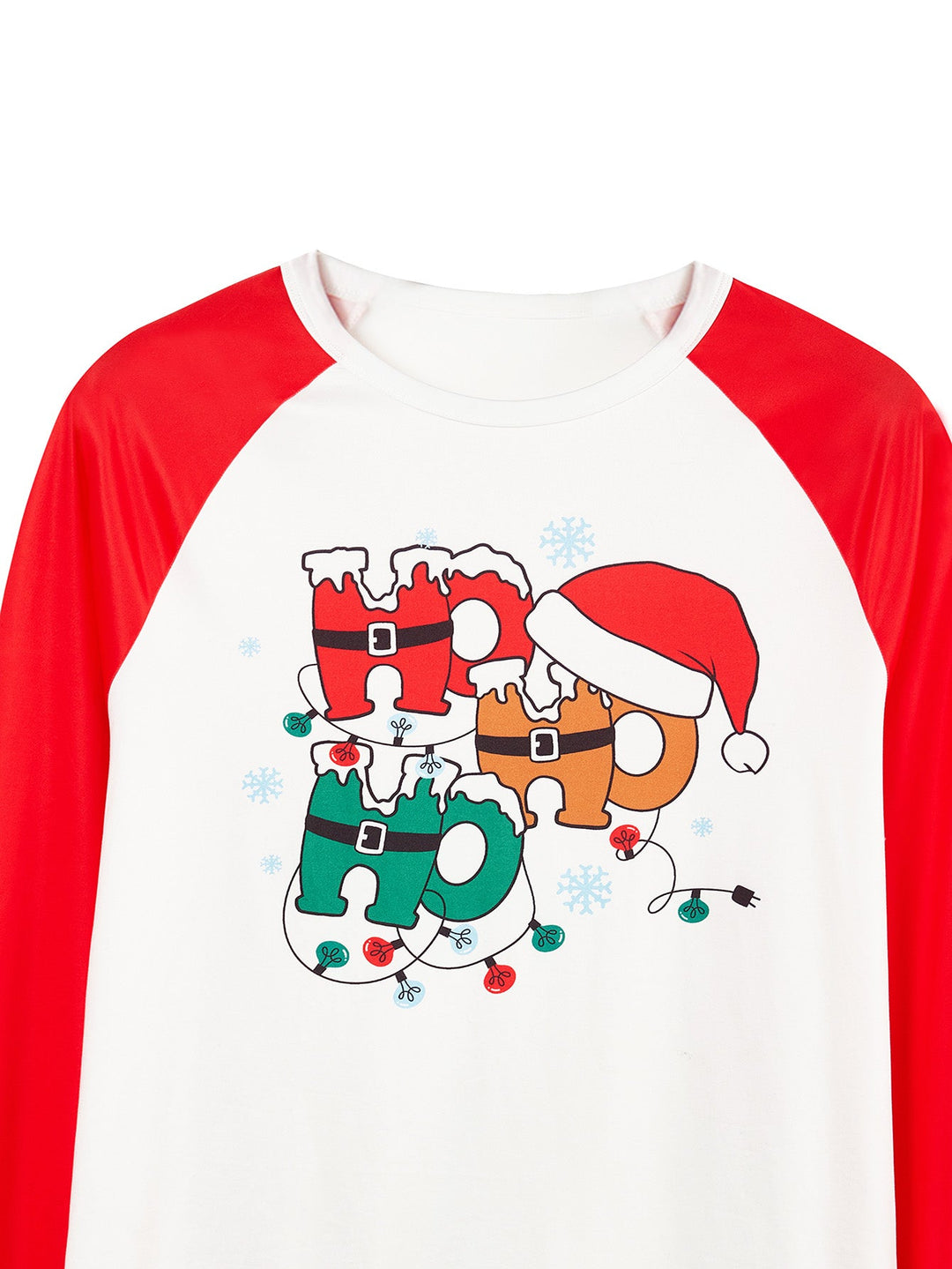 Christmas Ho Ho Ho Cookies Print Long - Sleeve Men's Pajama Set - MOSSRIVER