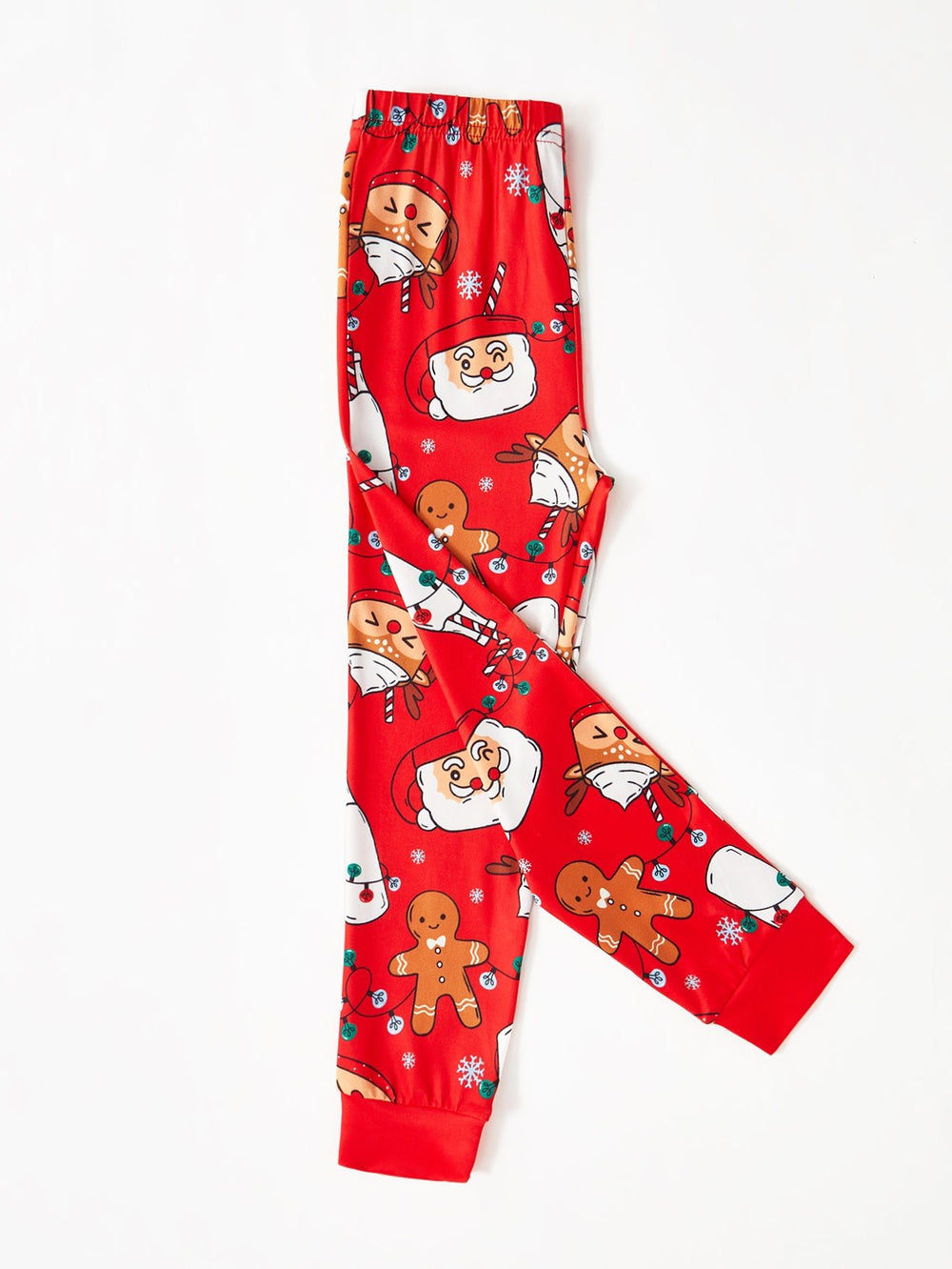 Christmas Long - Sleeve Kid's Two - Piece (Christmas Ho Ho Ho and Cookies Print) - MOSSRIVER