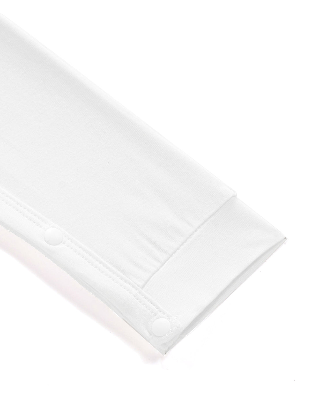 Smile Print Long-Sleeve Baby One-Piece