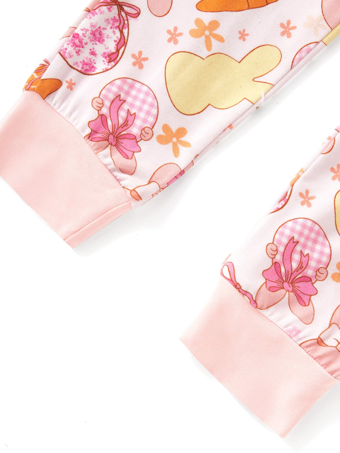 Easter Bunny Carrot Print Baby Pajamas - MOSSRIVER