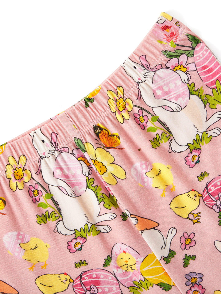 Easter Bunny Print Bamboo Pajamas - MOSSRIVER