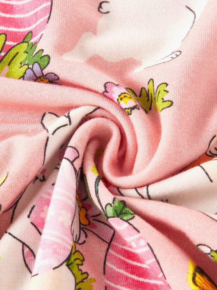 Easter Bunny Print Bamboo Pajamas - MOSSRIVER