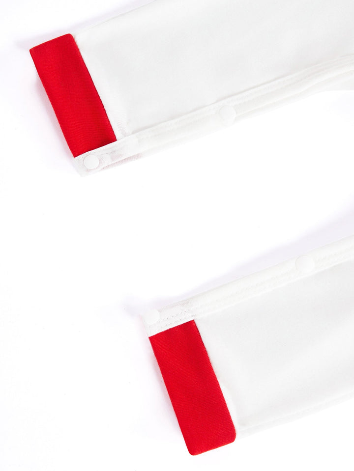 Footies Long - Sleeve Baby One - Piece Letter - MOSSRIVER