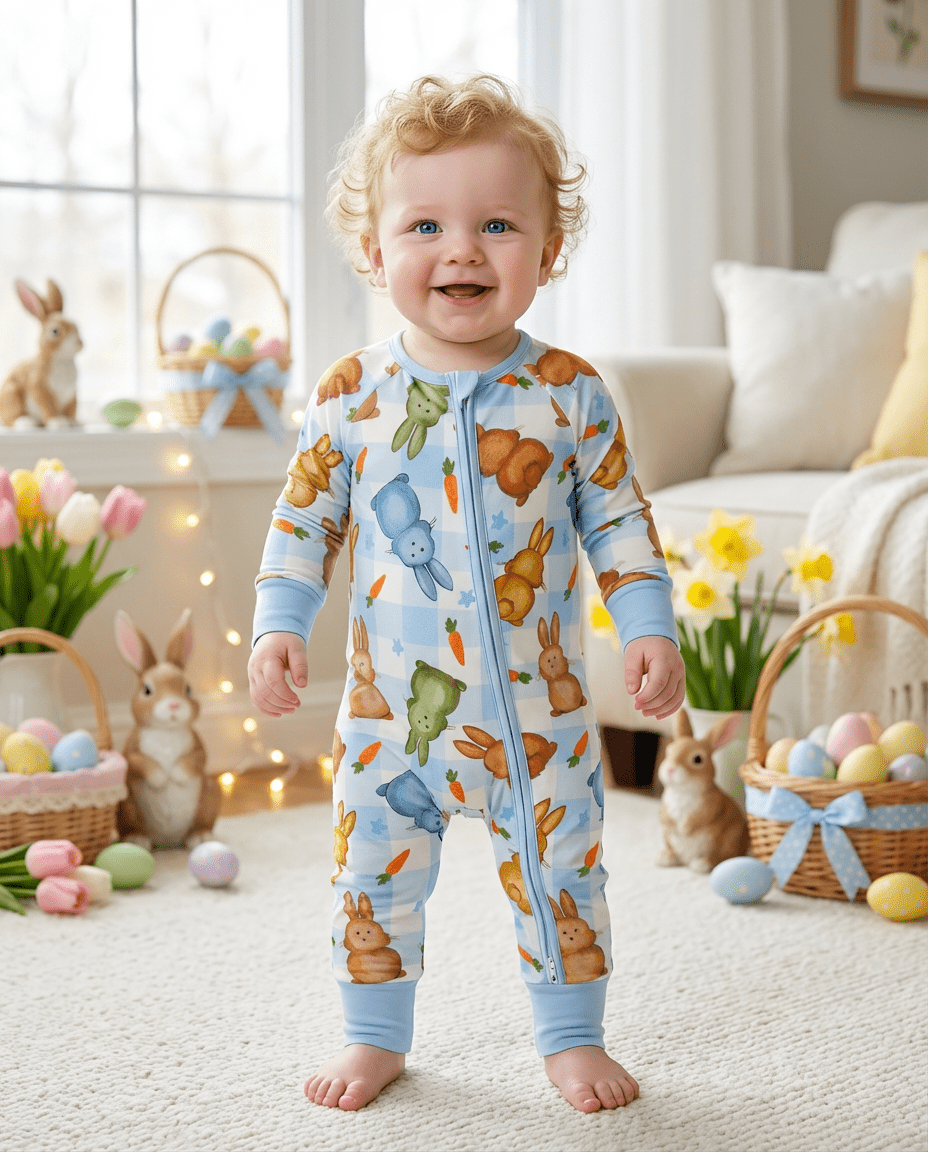 Footies Mitten Double Zipper - MOSSRIVER