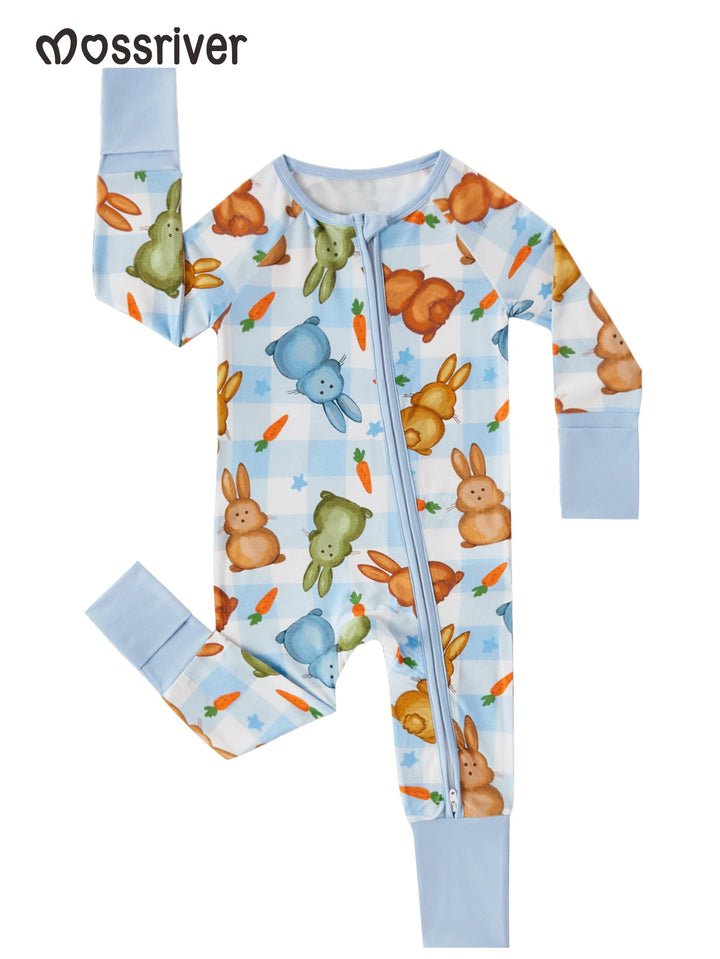 Footies Mitten Double Zipper - MOSSRIVER