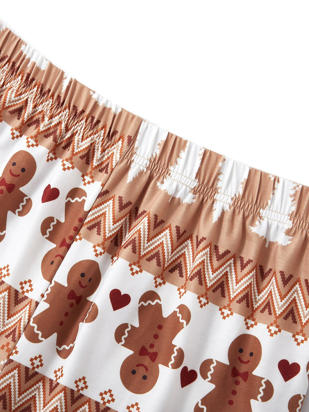 Gingerbread man Print Long - Sleeve Kid's Two - Piece - MOSSRIVER