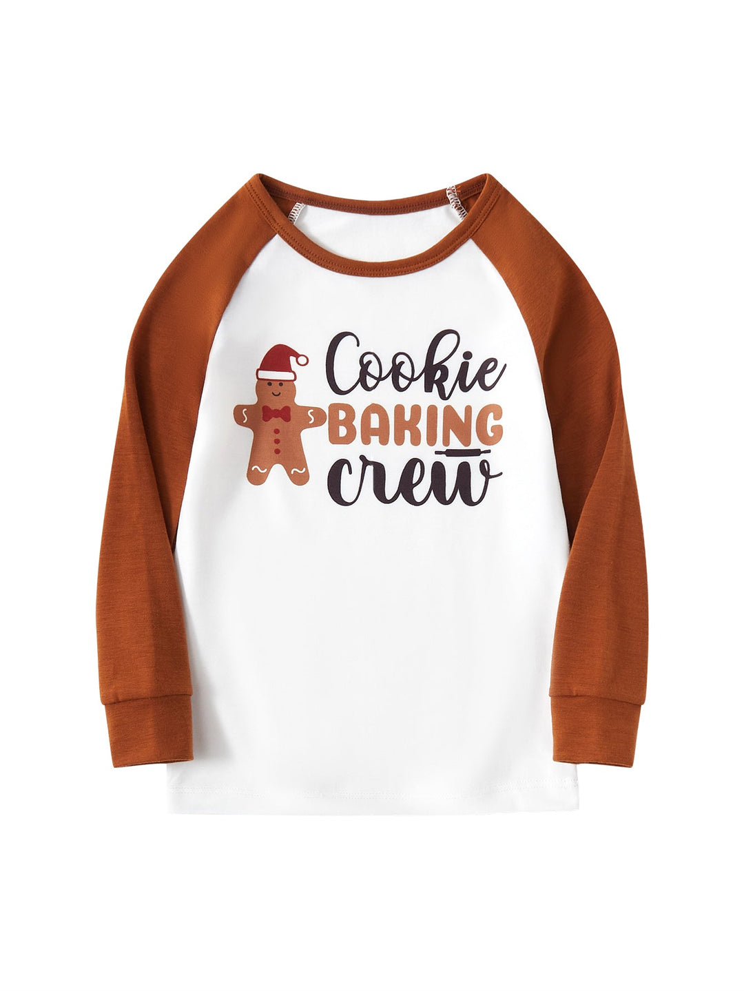 Gingerbread man Print Long - Sleeve Kid's Two - Piece - MOSSRIVER
