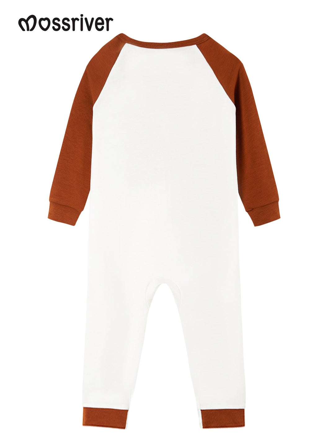 Gingerbread Print Long - Sleeve Baby One - Piece - MOSSRIVER