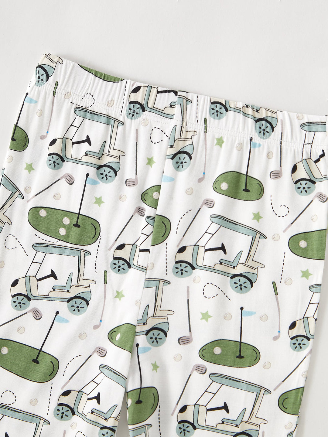 Golf Print Bamboo Long - Sleeve Baby Two - Piece - MOSSRIVER