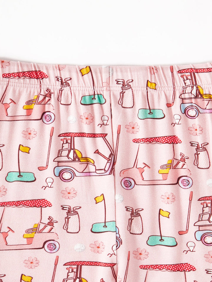 Golf Print Bamboo Long - Sleeve Baby Two - Piece - MOSSRIVER
