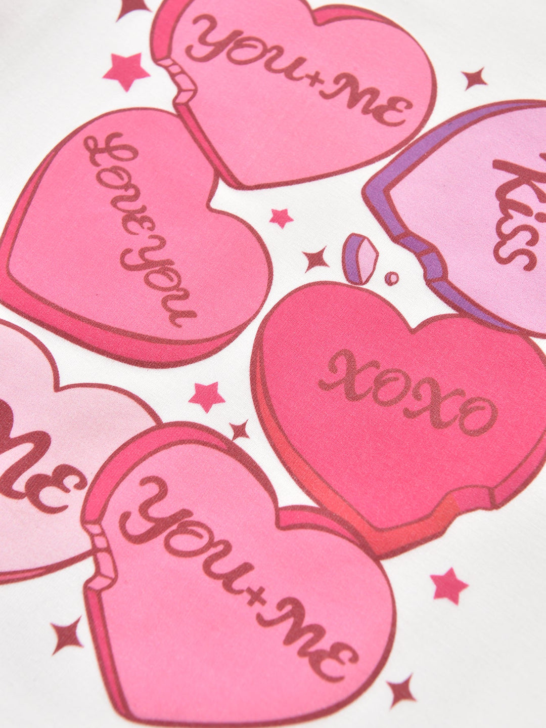 Hearts Print Bamboo Long - Sleeve Baby Pajamas - MOSSRIVER