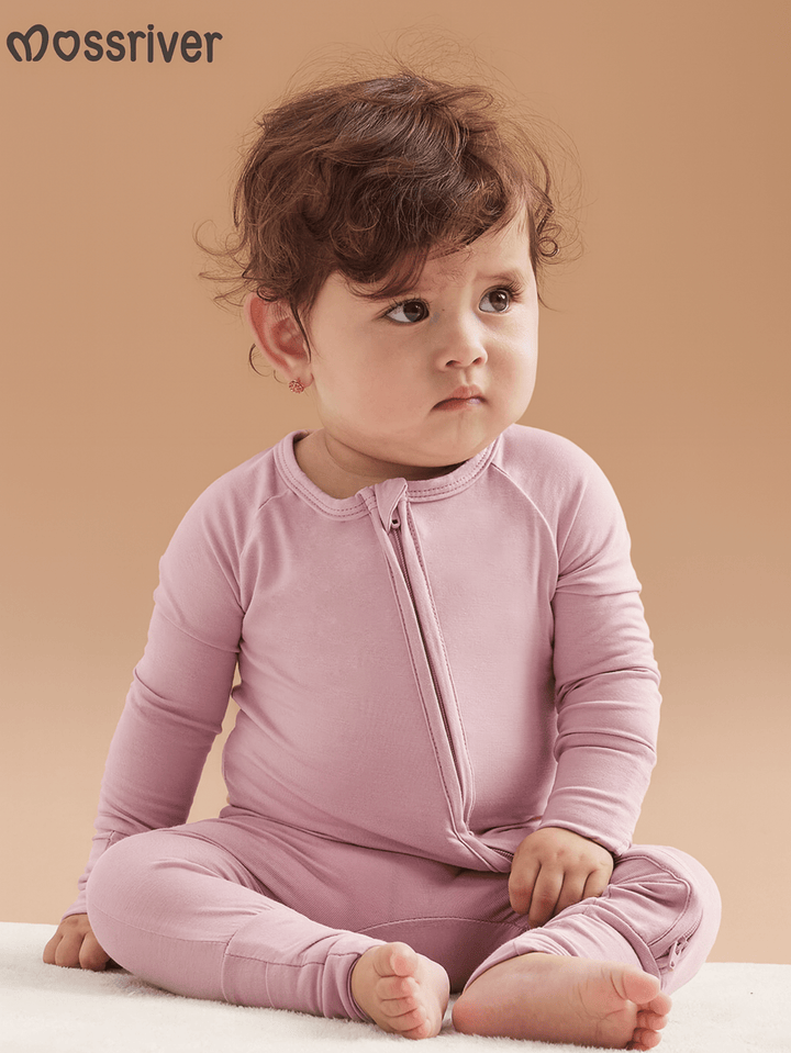 Long Sleeve One Piece Candy Macaron Pink - MOSSRIVER