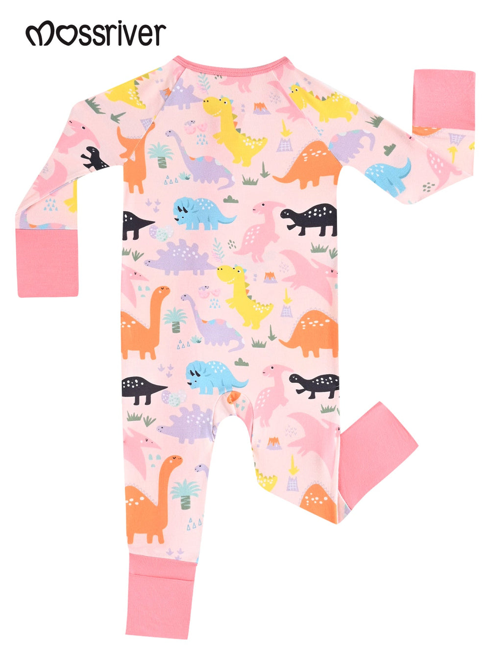 Long Sleeve One Piece Cute Dinosaur - MOSSRIVER