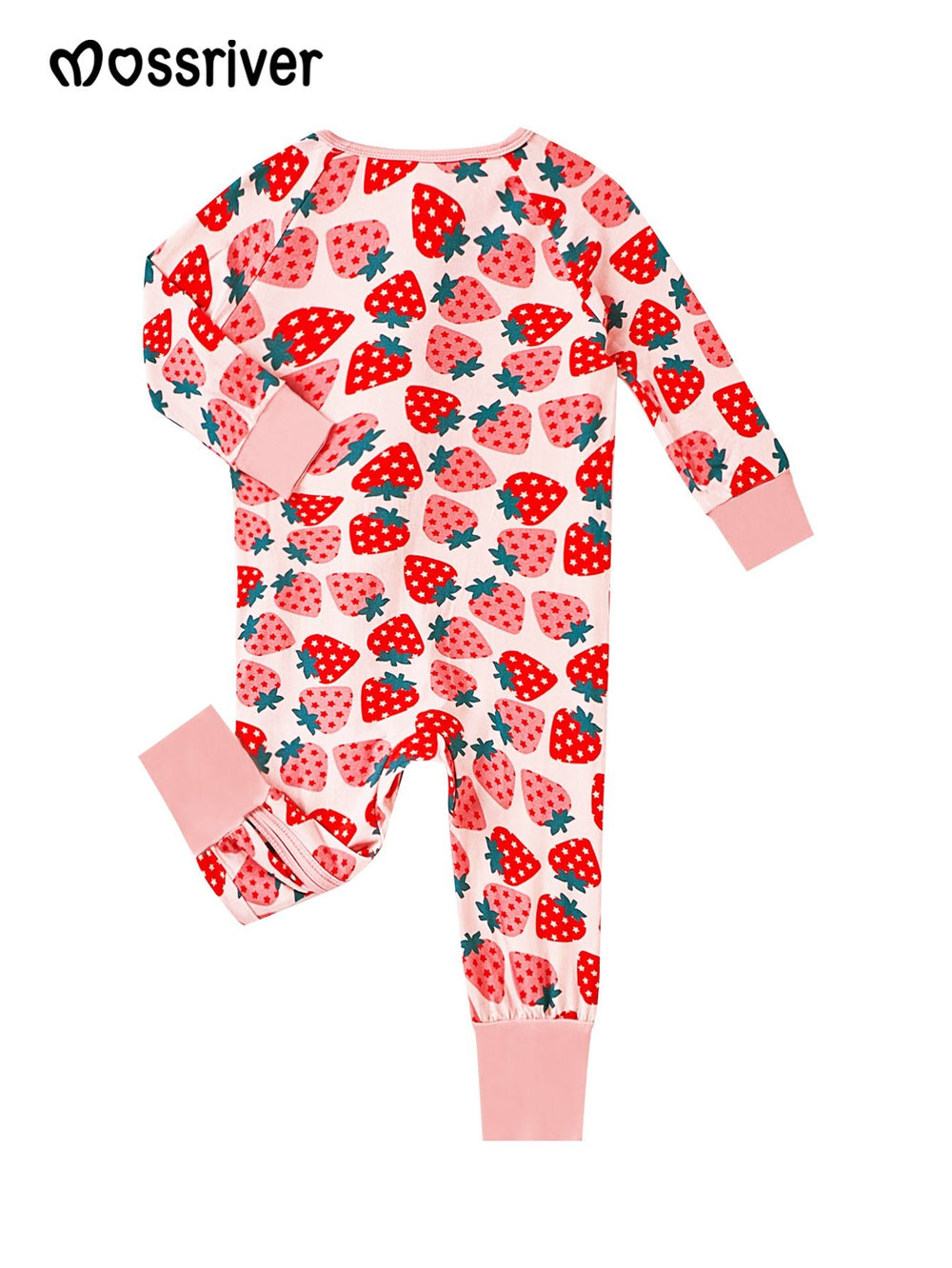 Long Sleeve One Piece Strawberry - MOSSRIVER