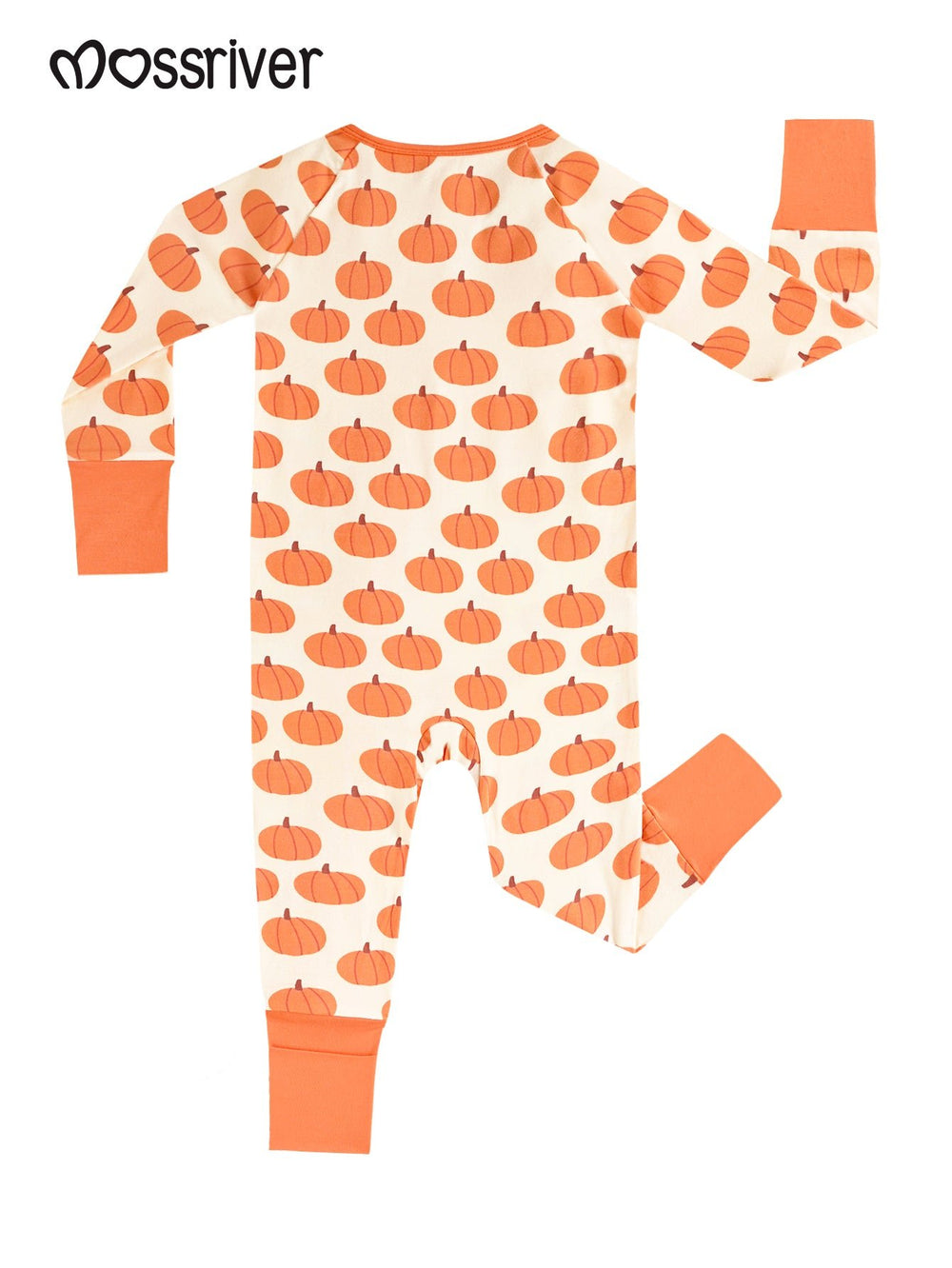 Long Sleeve One Piece Tiny Pumpkin - MOSSRIVER