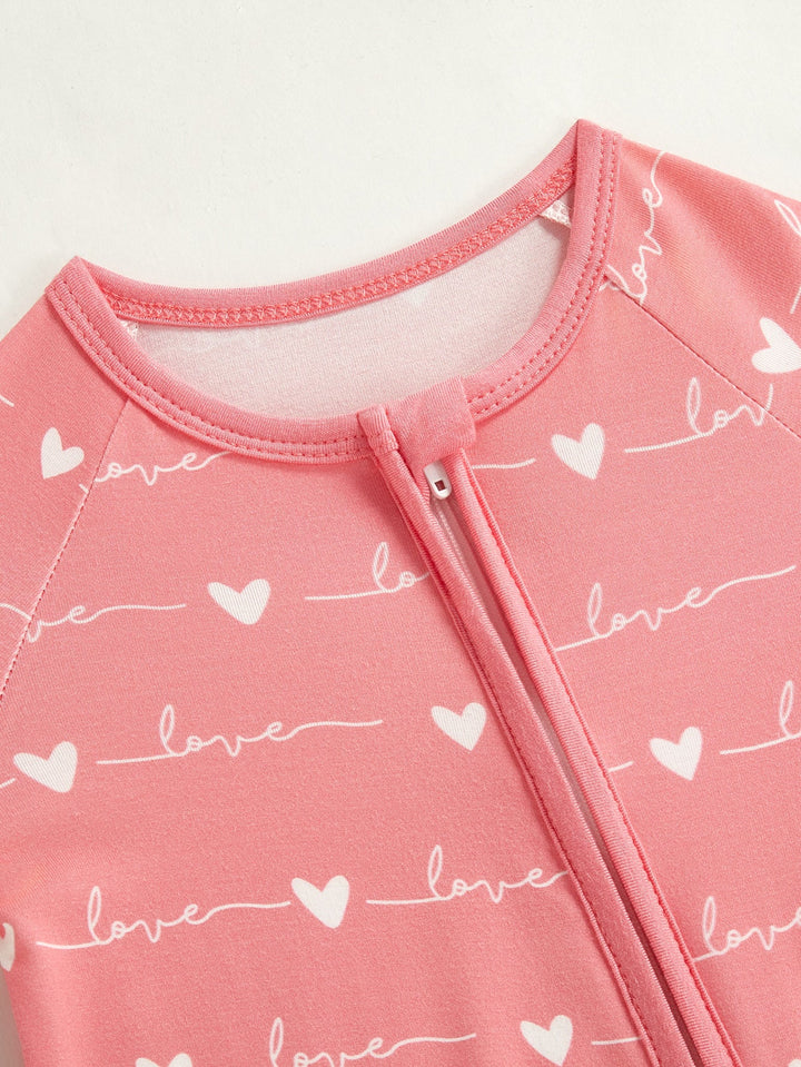 Mitten Footies Long - Sleeve Baby One - Piece Double Zipper - MOSSRIVER