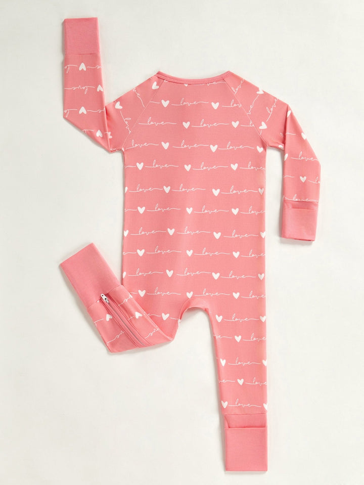 Mitten Footies Long - Sleeve Baby One - Piece Double Zipper - MOSSRIVER
