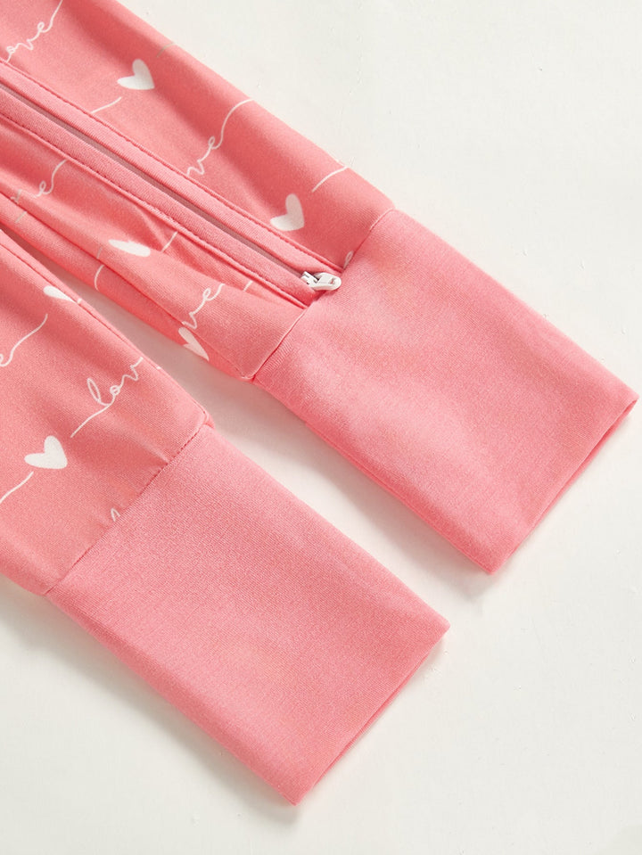 Mitten Footies Long - Sleeve Baby One - Piece Double Zipper - MOSSRIVER