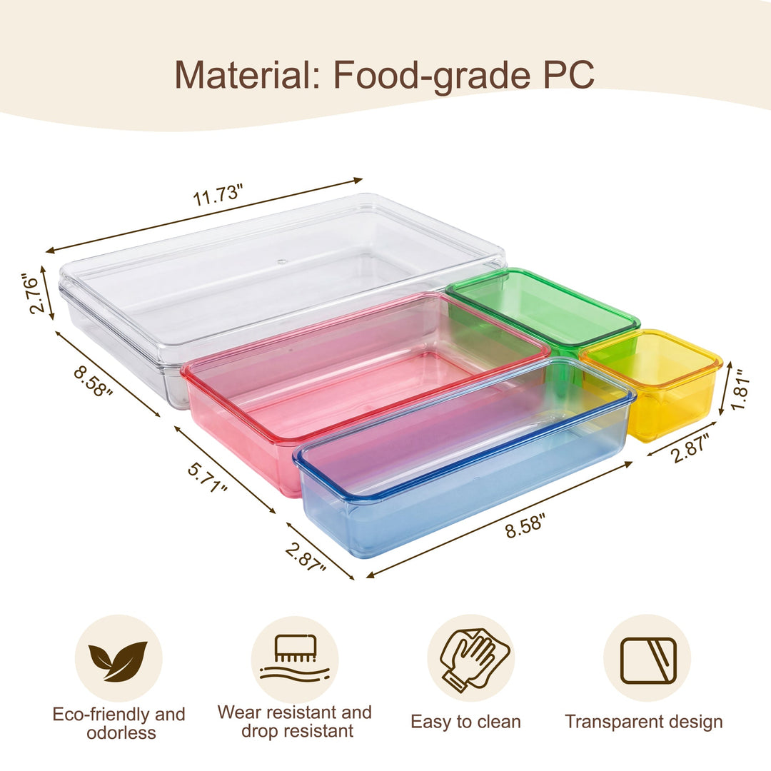 Rainbow Desktop Organizer | MOSSRIVER Chroma - MOSSRIVER