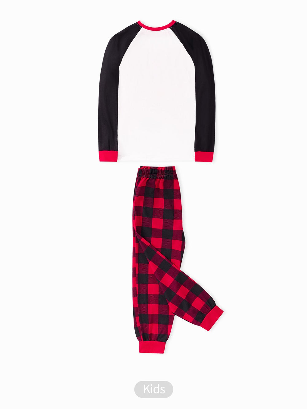 Reindeer Family Print Long - Sleeve Kid's Two - Piece - MOSSRIVER