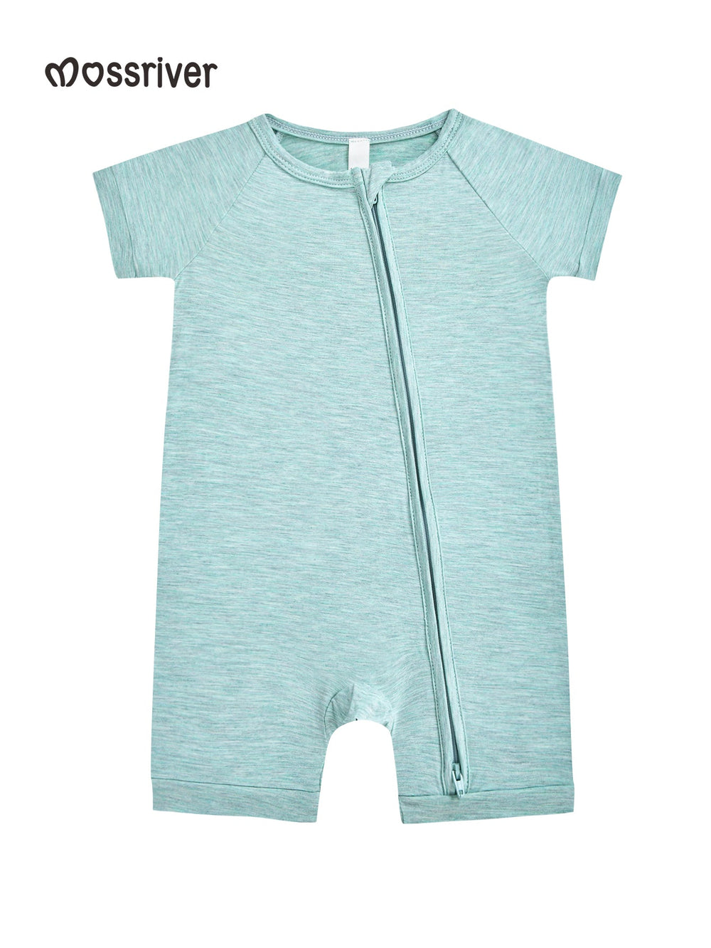 Short Sleeve One Piece Candy Macaron Green - MOSSRIVER