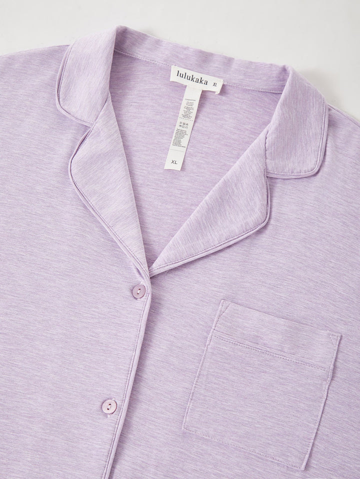 Soft Bamboo Short - Sleeve Women's Pajama Set - MOSSRIVER