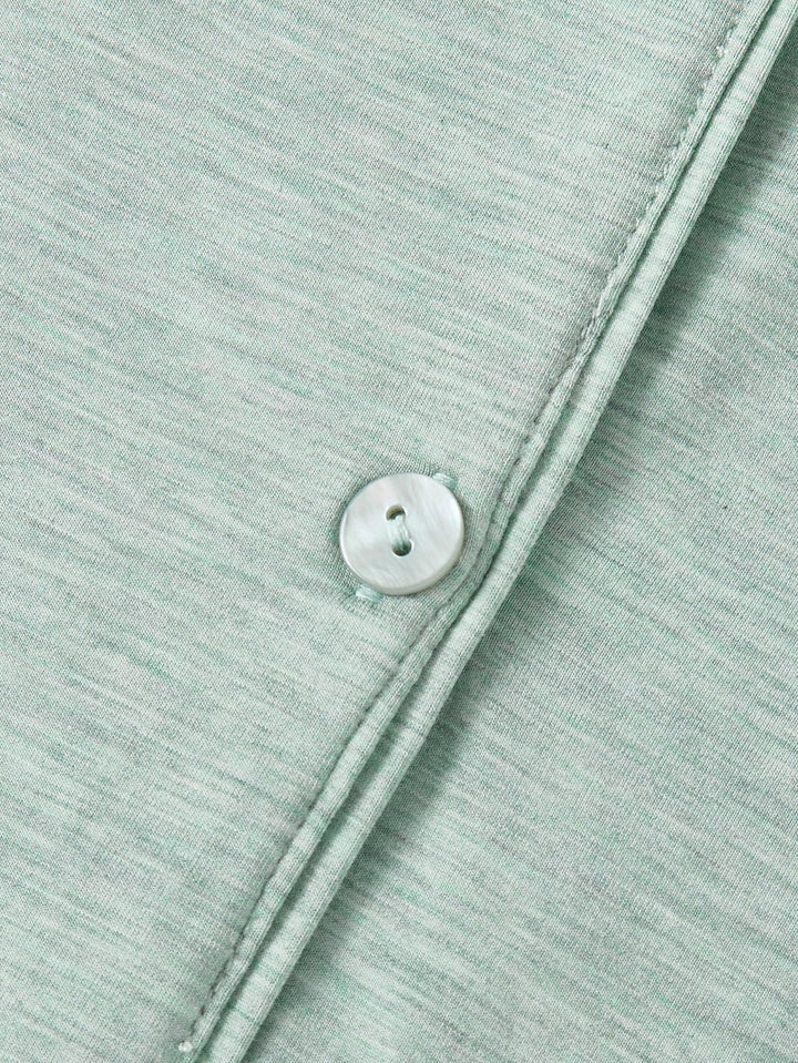 Solid Short - Sleeve Women's Pajama Set - MOSSRIVER