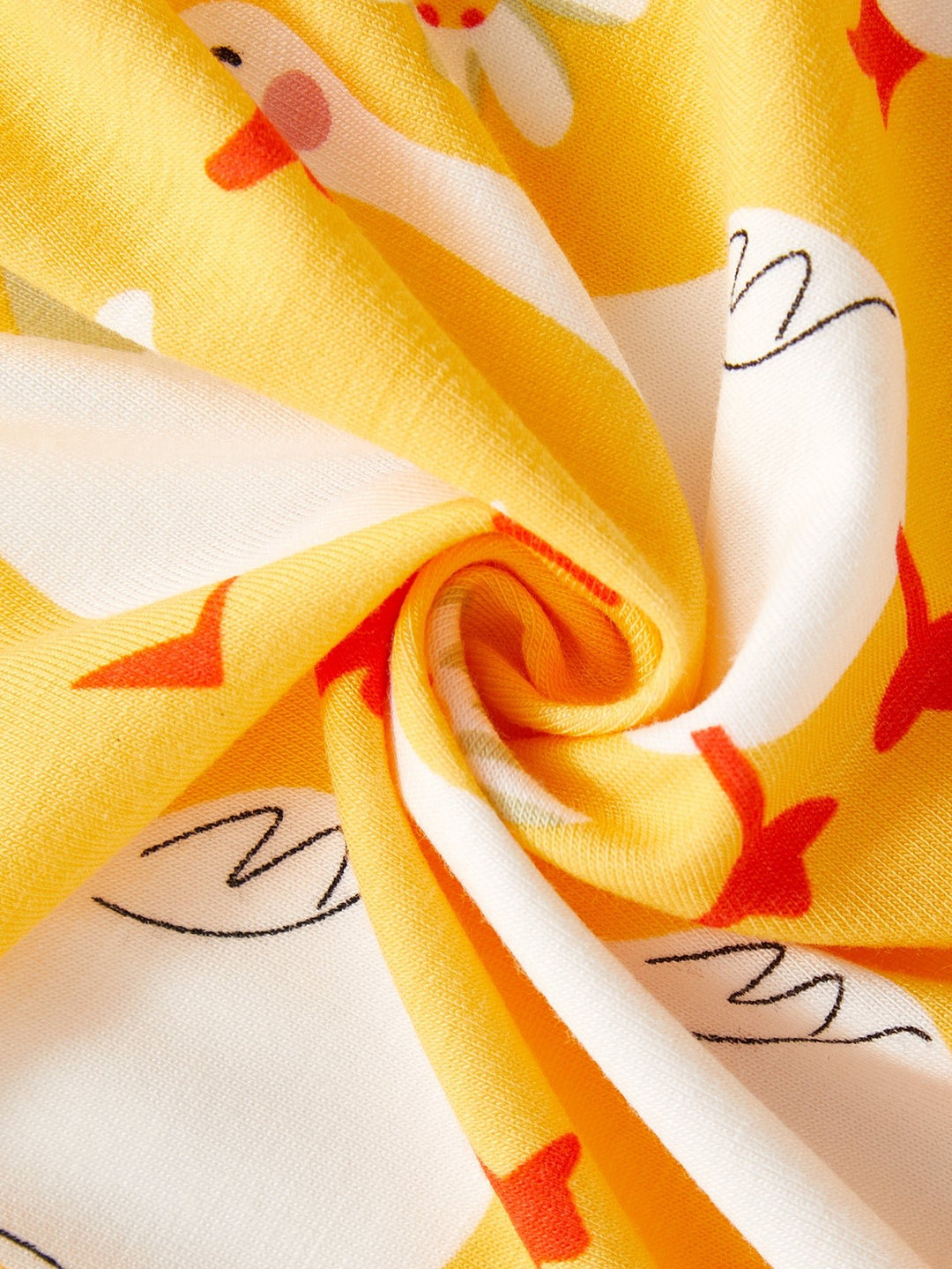 Swan Print Bamboo Long - Sleeve Baby One - Piece Footies Mitten Double - Zipper - MOSSRIVER