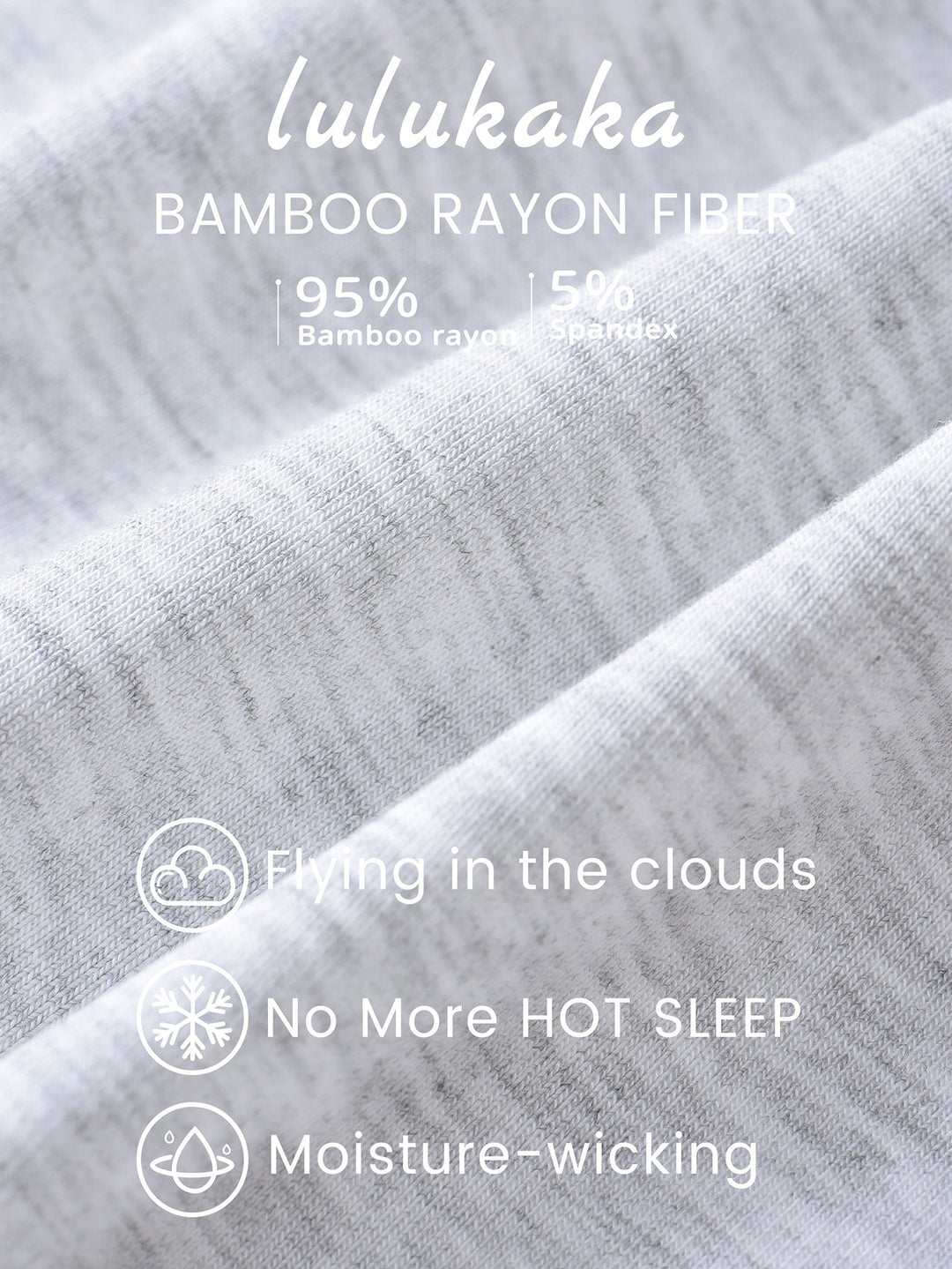 Women Bamboo Viscose Pajama Sets Ruffled Cuff Hem Long Sleeve Fancy Yarn 2 Piece Loungewear Loose Fit Drop Shoulder - MOSSRIVER